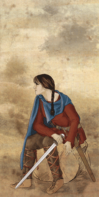 Alamannische Kriegerin